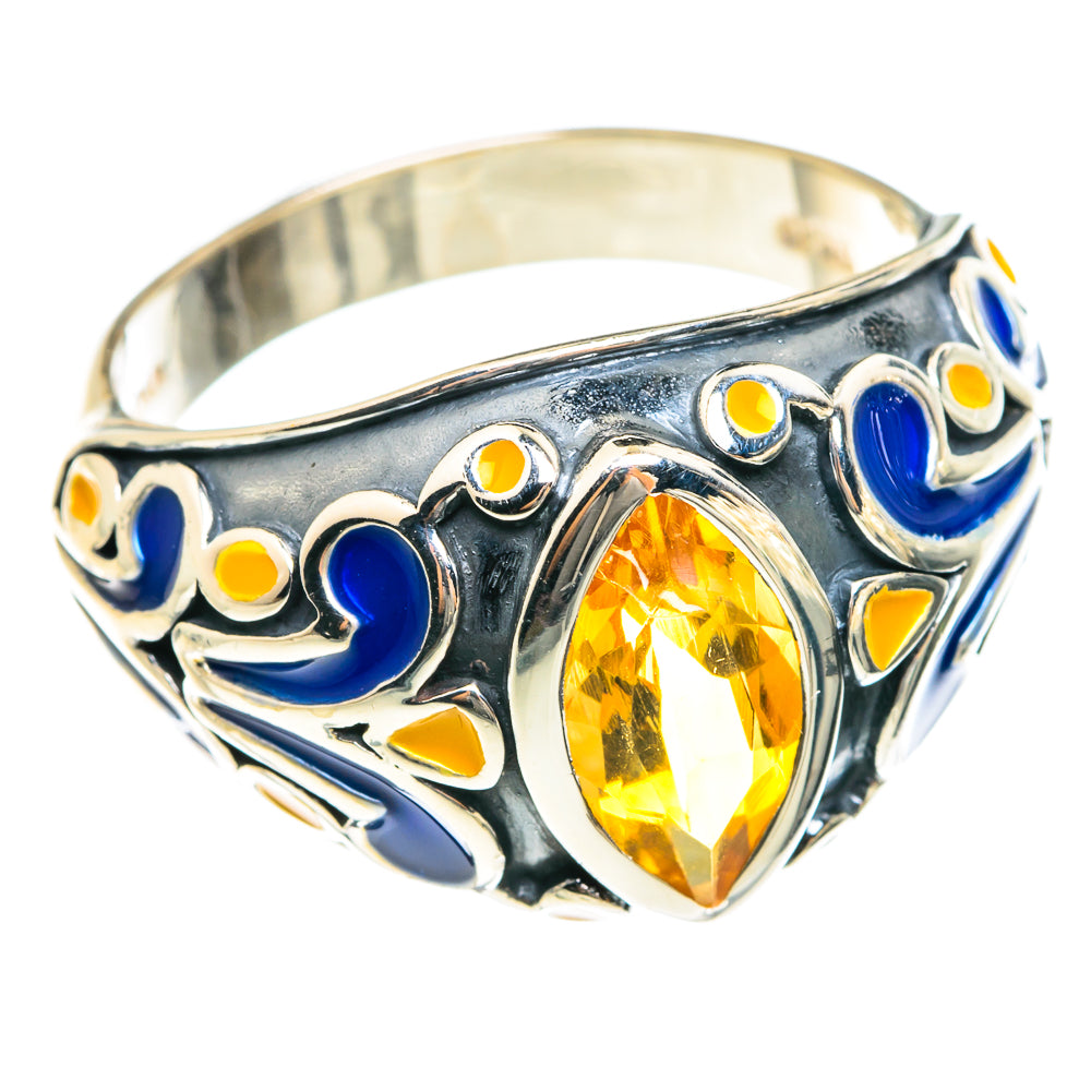 Citrine Rings handcrafted by Anasilvercos - RING76158