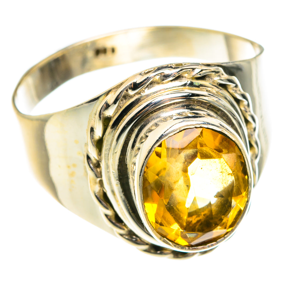 Citrine Rings handcrafted by Anasilvercos - RING76169