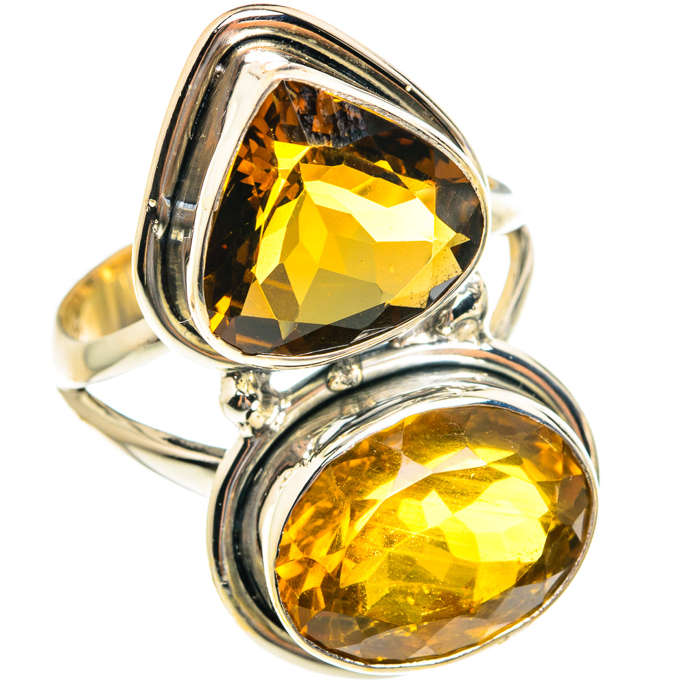 Citrine Rings handcrafted by Anasilvercos - RING76172