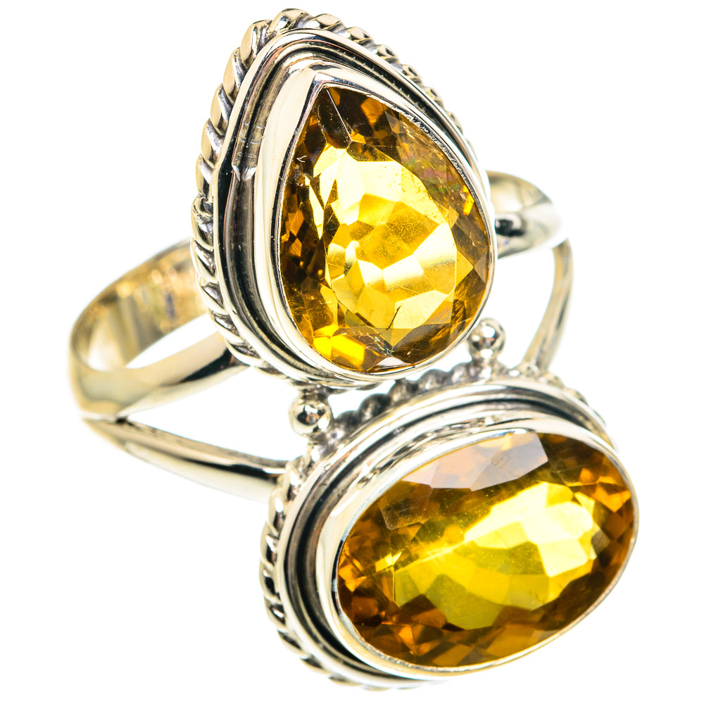 Citrine Rings handcrafted by Anasilvercos - RING76175