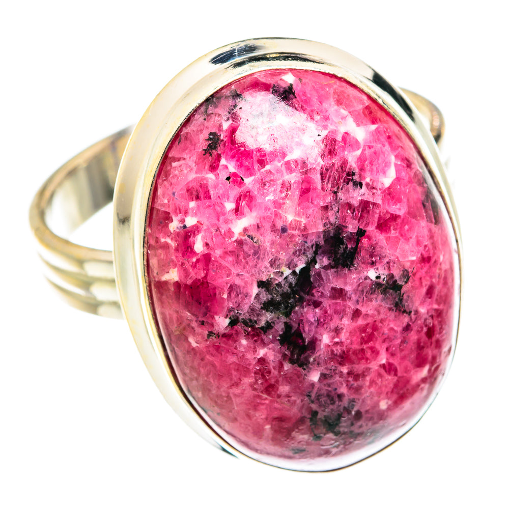 Rhodonite Rings handcrafted by Anasilvercos - RING76176