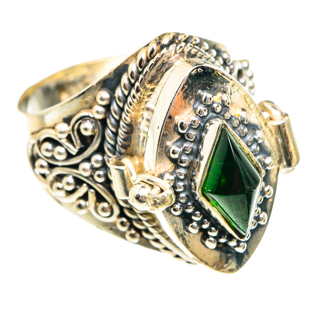 Chrome Diopside Rings handcrafted by Anasilvercos - RING76200