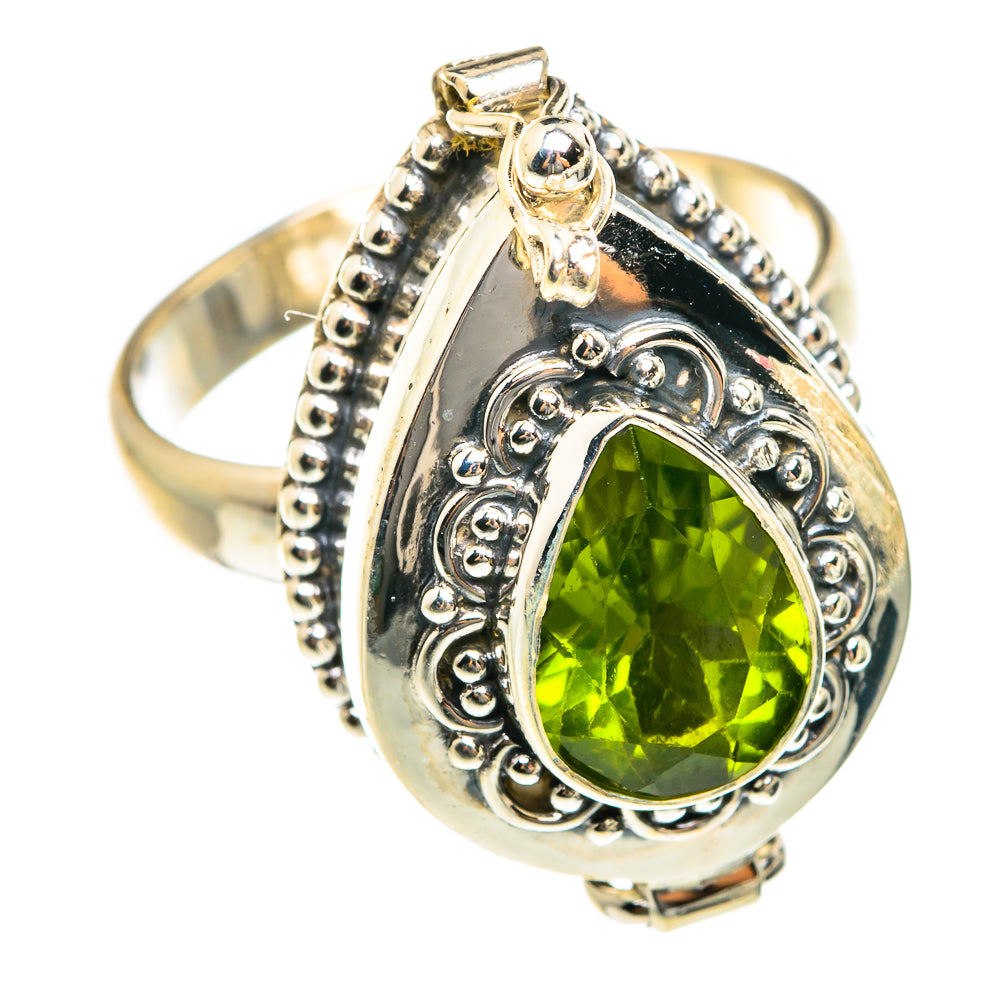 Peridot Rings handcrafted by Anasilvercos - RING76201