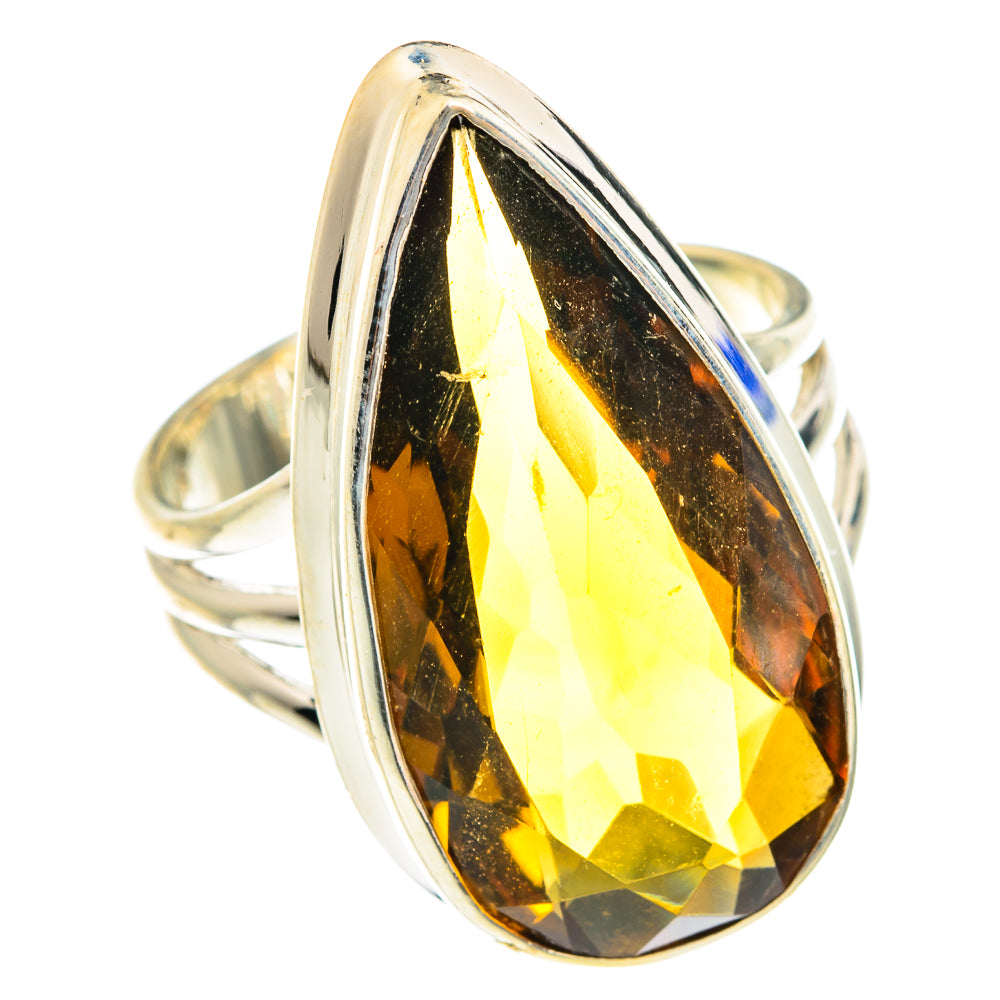 Mandarin Citrine Rings handcrafted by Anasilvercos - RING76208
