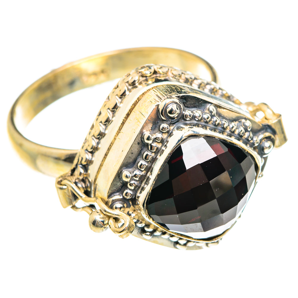 Garnet Rings handcrafted by Anasilvercos - RING76214