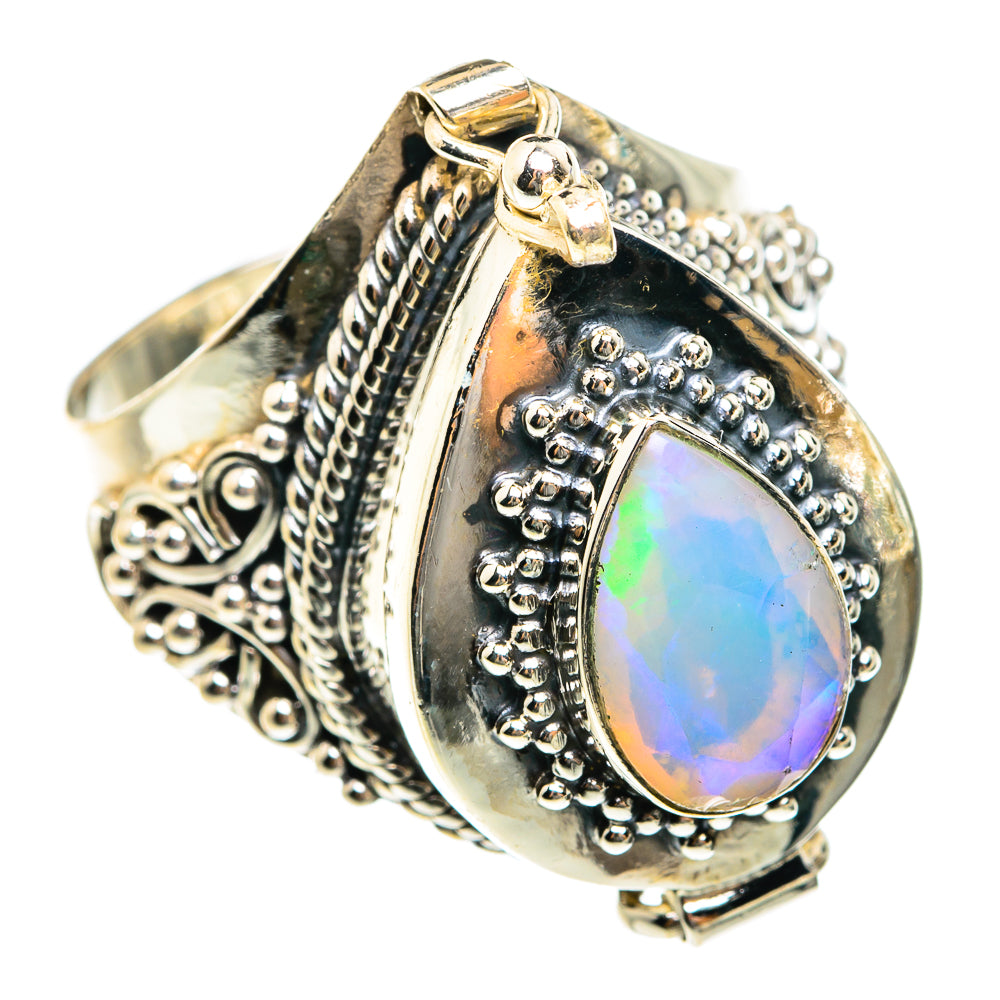 Ethiopian Opal Rings handcrafted by Anasilvercos - RING76220