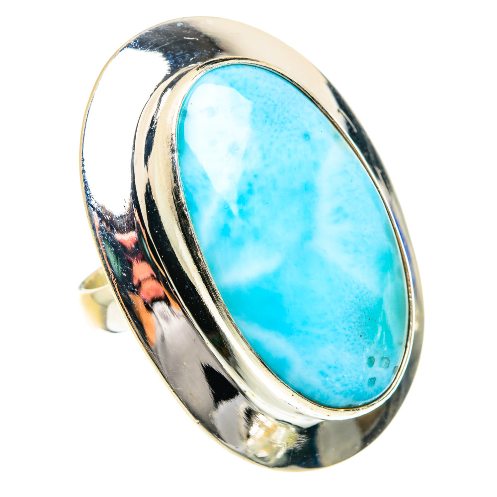 Larimar Rings handcrafted by Anasilvercos - RING76227
