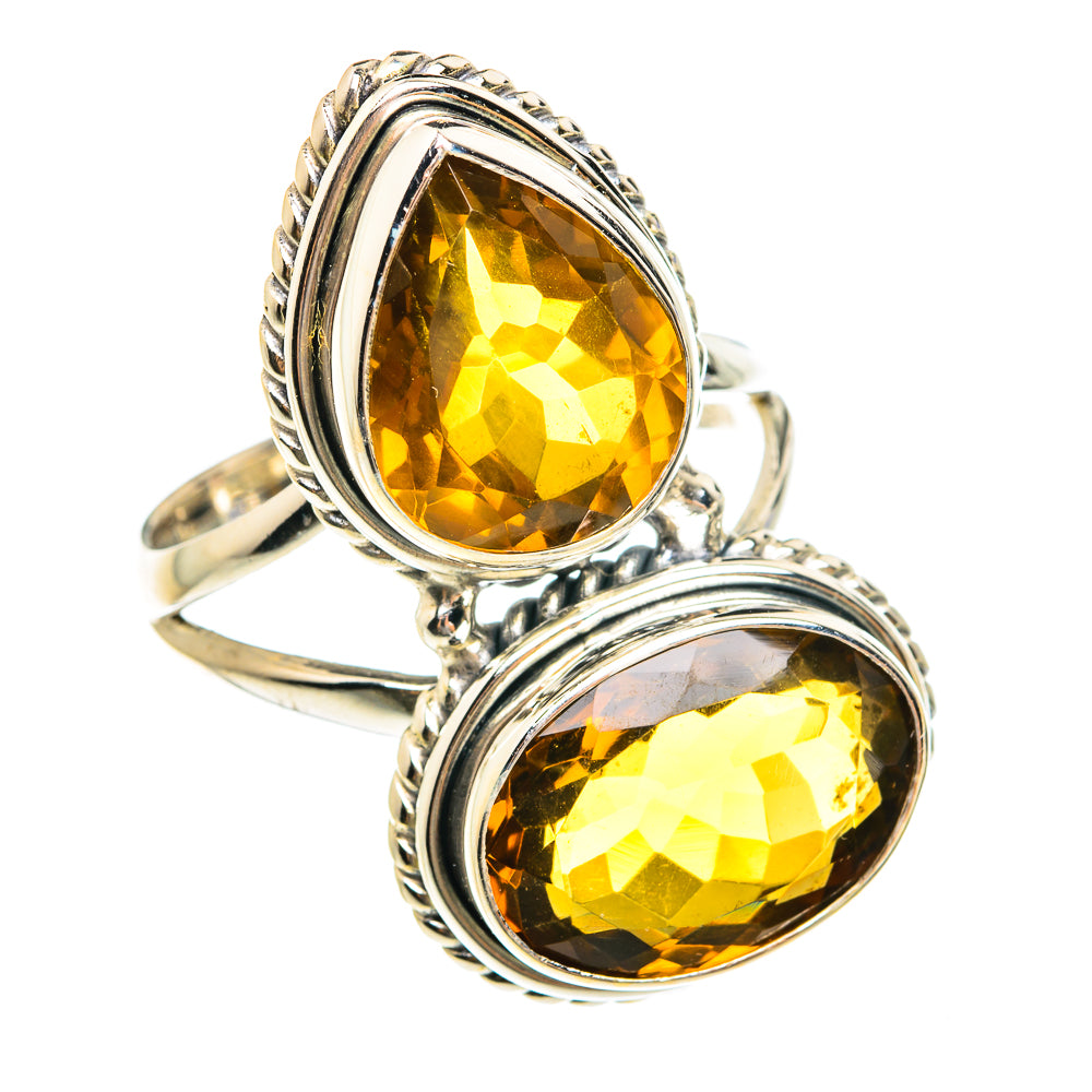 Mandarin Citrine Rings handcrafted by Anasilvercos - RING76232