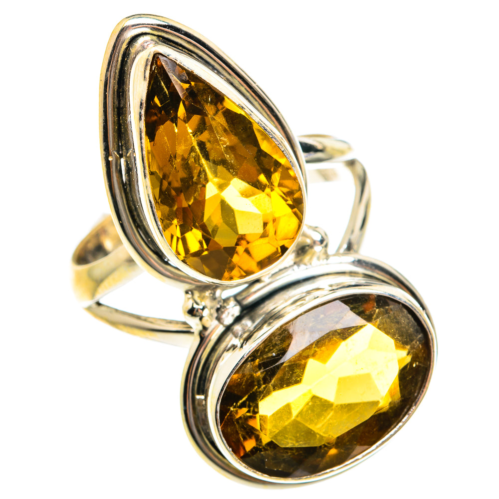 Mandarin Citrine Rings handcrafted by Anasilvercos - RING76233
