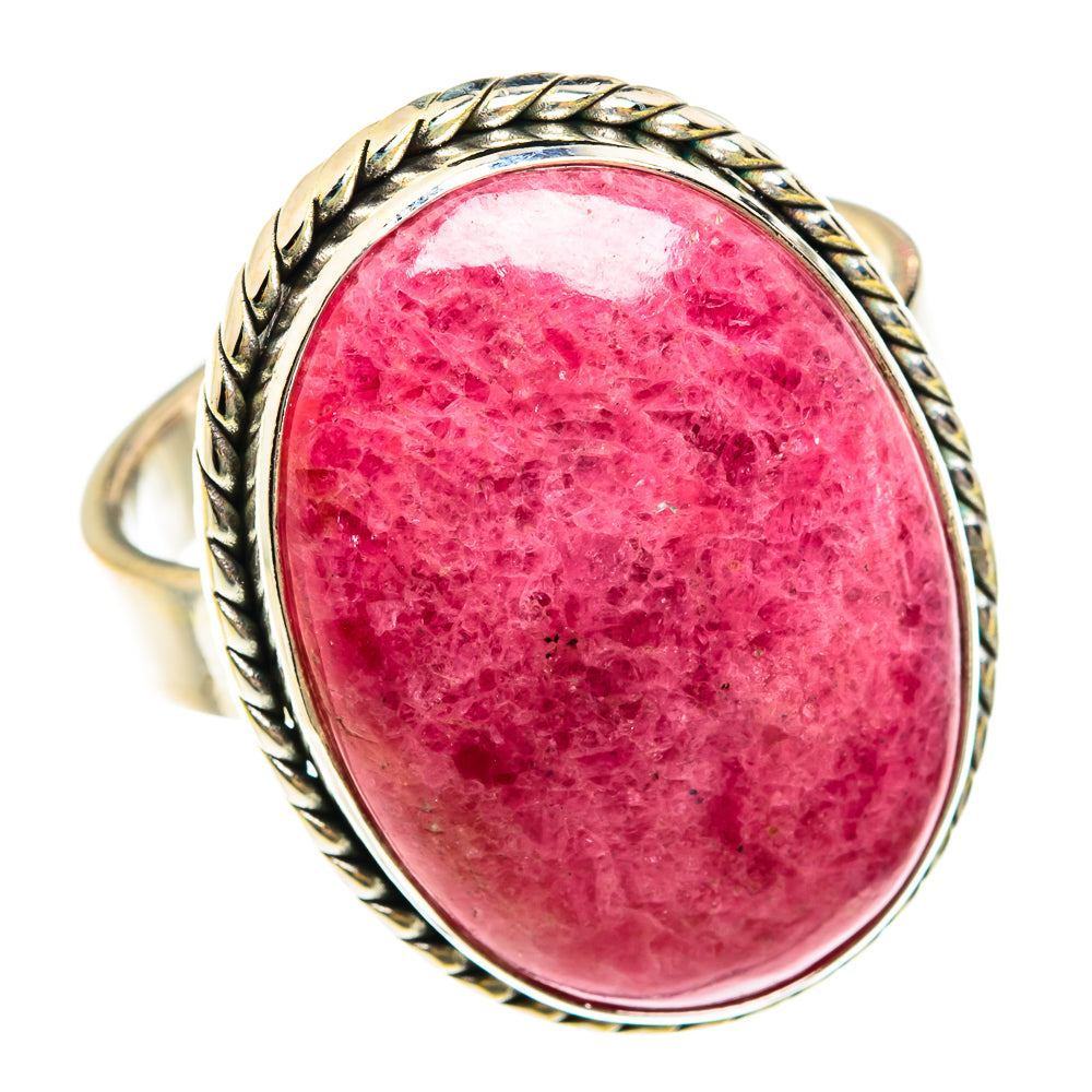 Rhodonite Rings handcrafted by Anasilvercos - RING76235