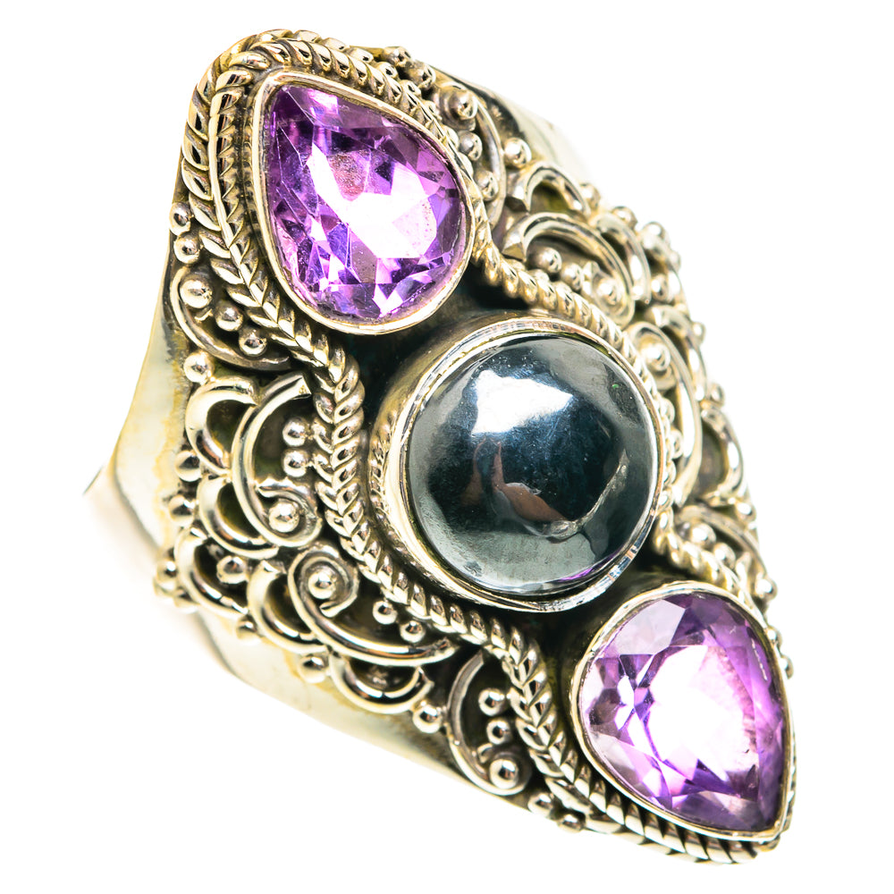 Hematite Rings handcrafted by Anasilvercos - RING76237