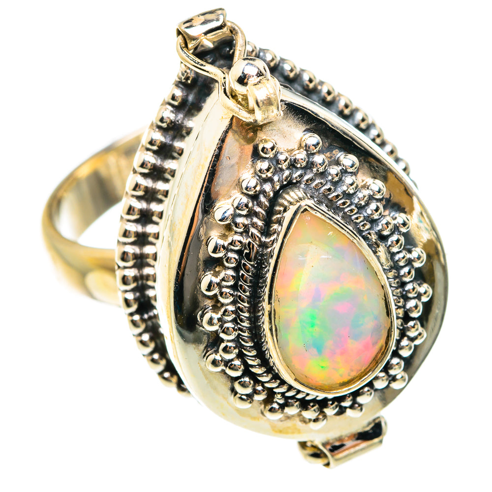 Ethiopian Opal Rings handcrafted by Anasilvercos - RING76240