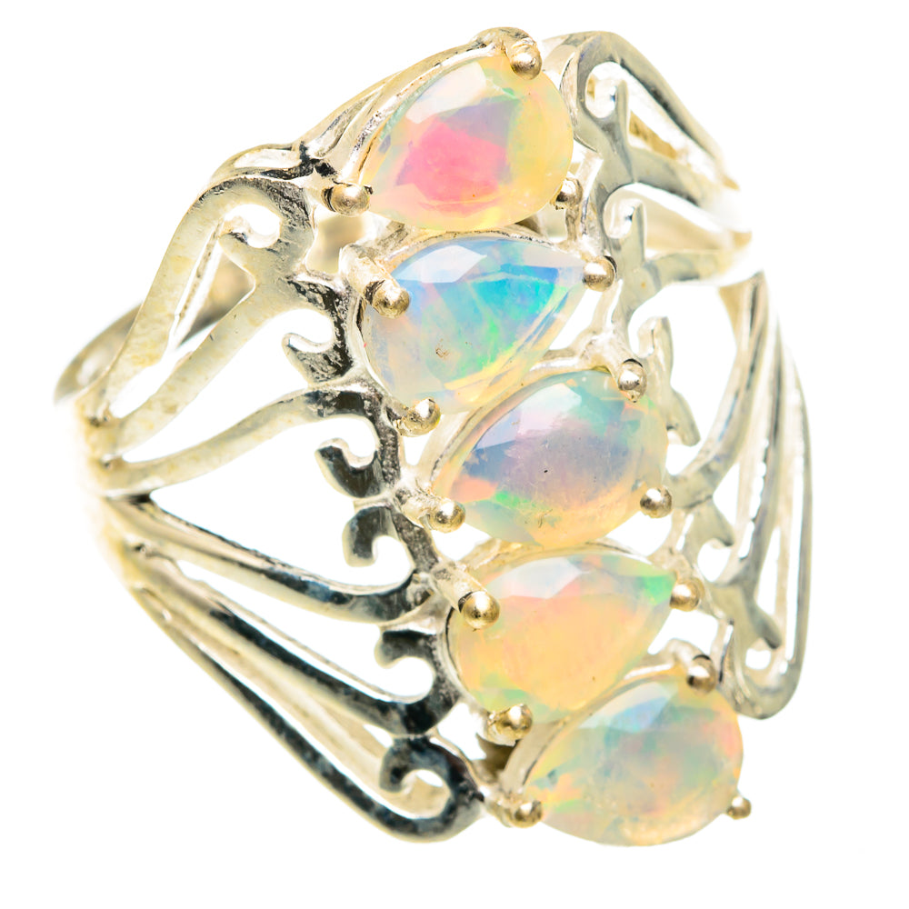 Ethiopian Opal Rings handcrafted by Anasilvercos - RING76243