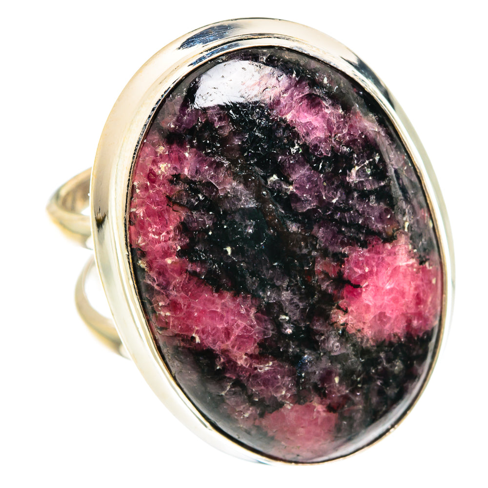 Rhodonite Rings handcrafted by Anasilvercos - RING76253