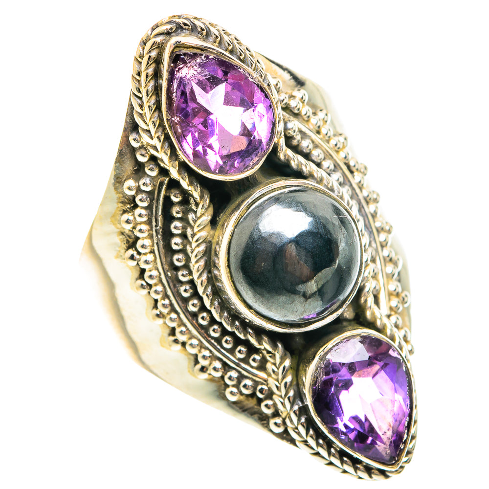 Hematite Rings handcrafted by Anasilvercos - RING76254