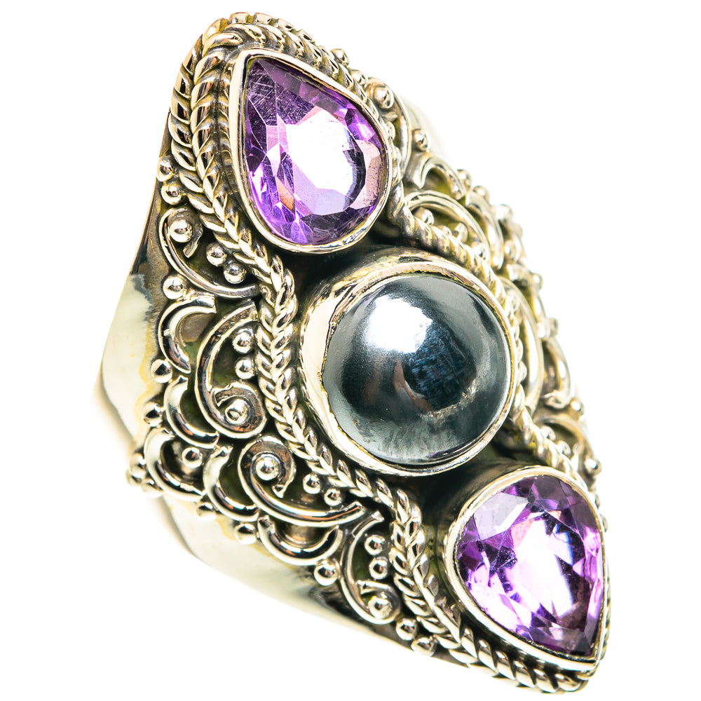 Hematite Rings handcrafted by Anasilvercos - RING76255