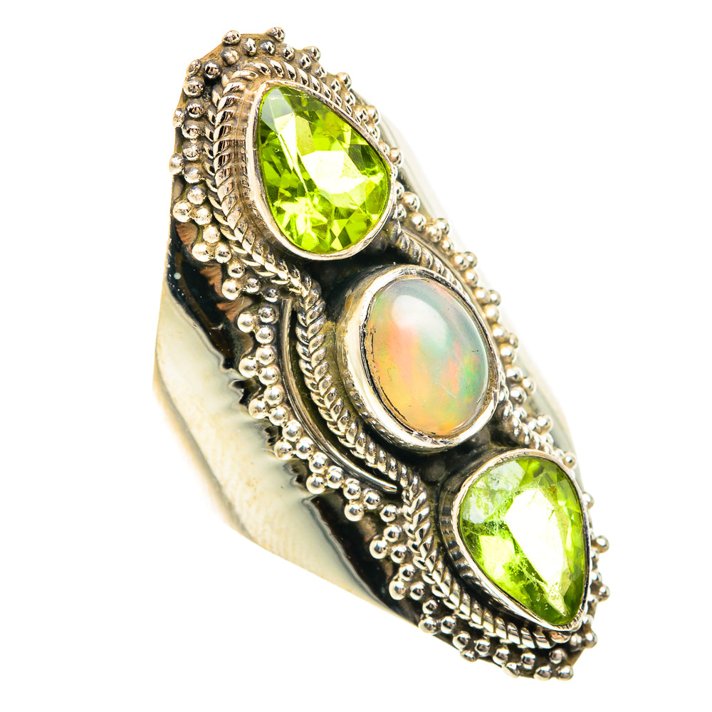Ethiopian Opal Rings handcrafted by Anasilvercos - RING76260