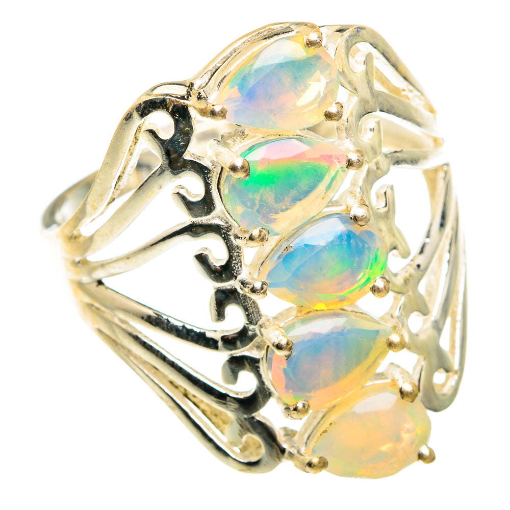 Ethiopian Opal Rings handcrafted by Anasilvercos - RING76263
