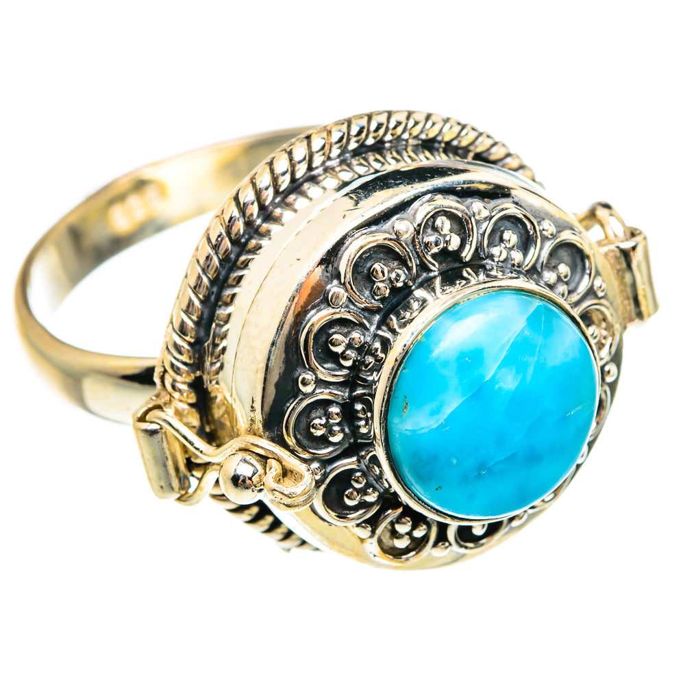 Larimar Rings handcrafted by Anasilvercos - RING76267