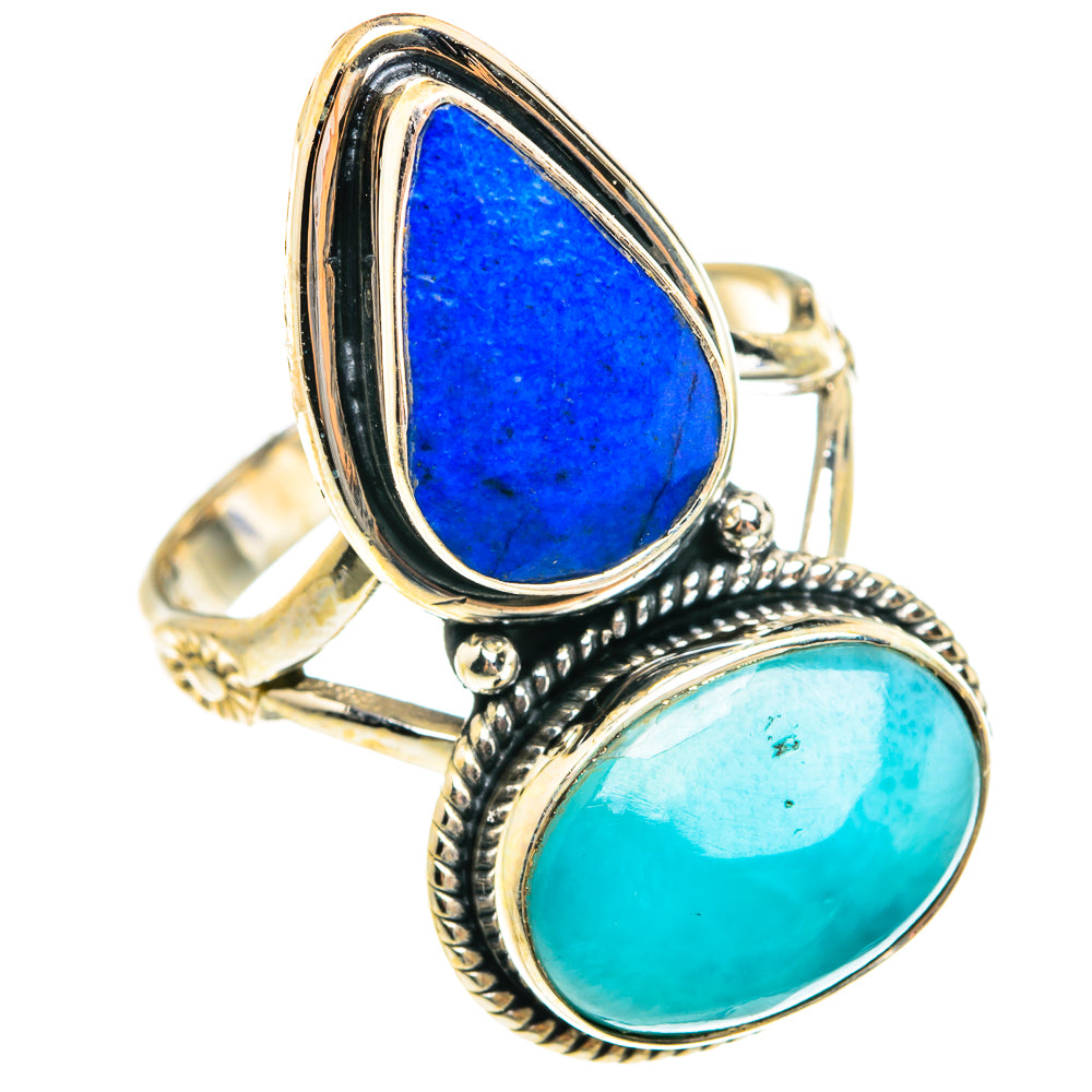 Larimar Rings handcrafted by Anasilvercos - RING76269