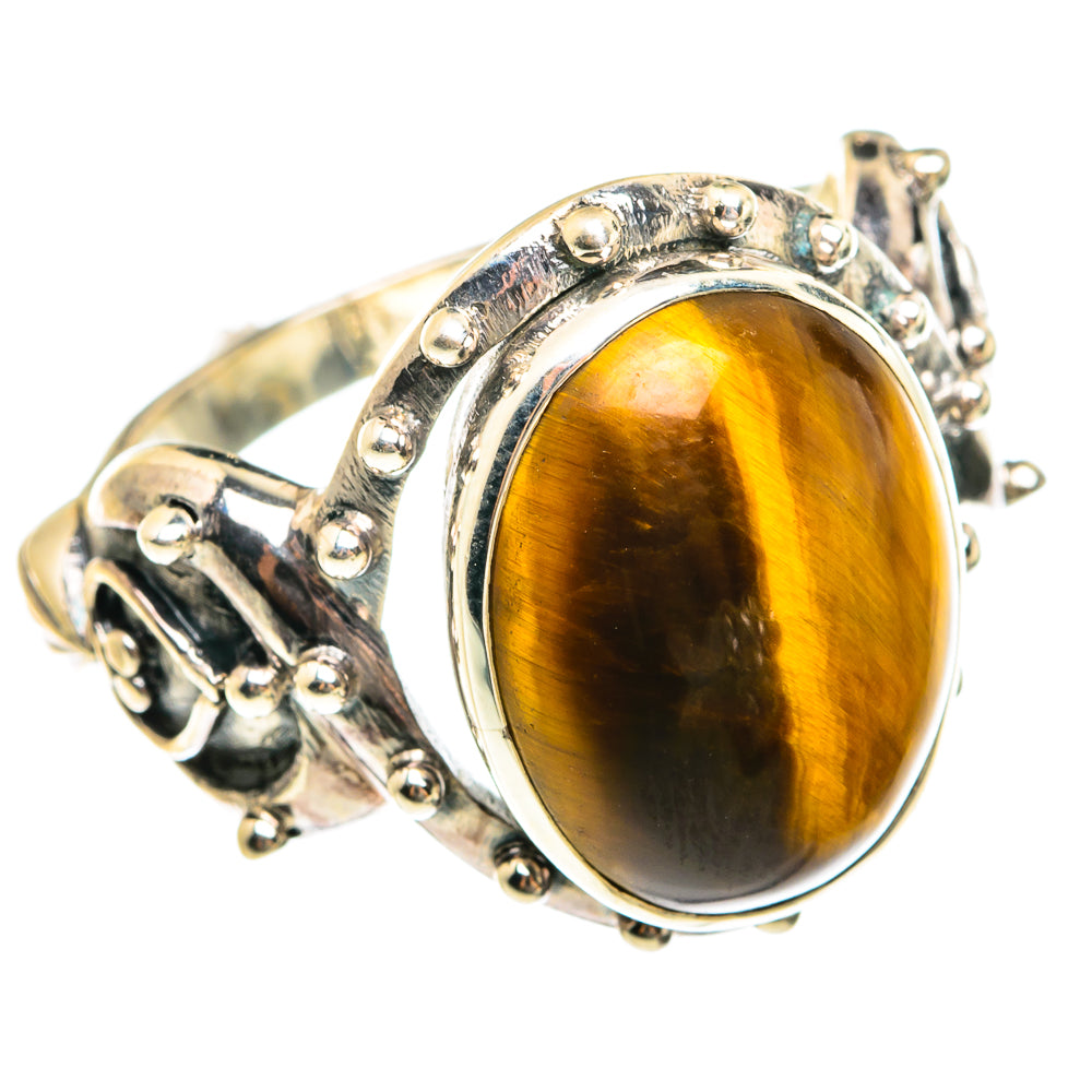 Tiger Eye Rings handcrafted by Anasilvercos - RING76275