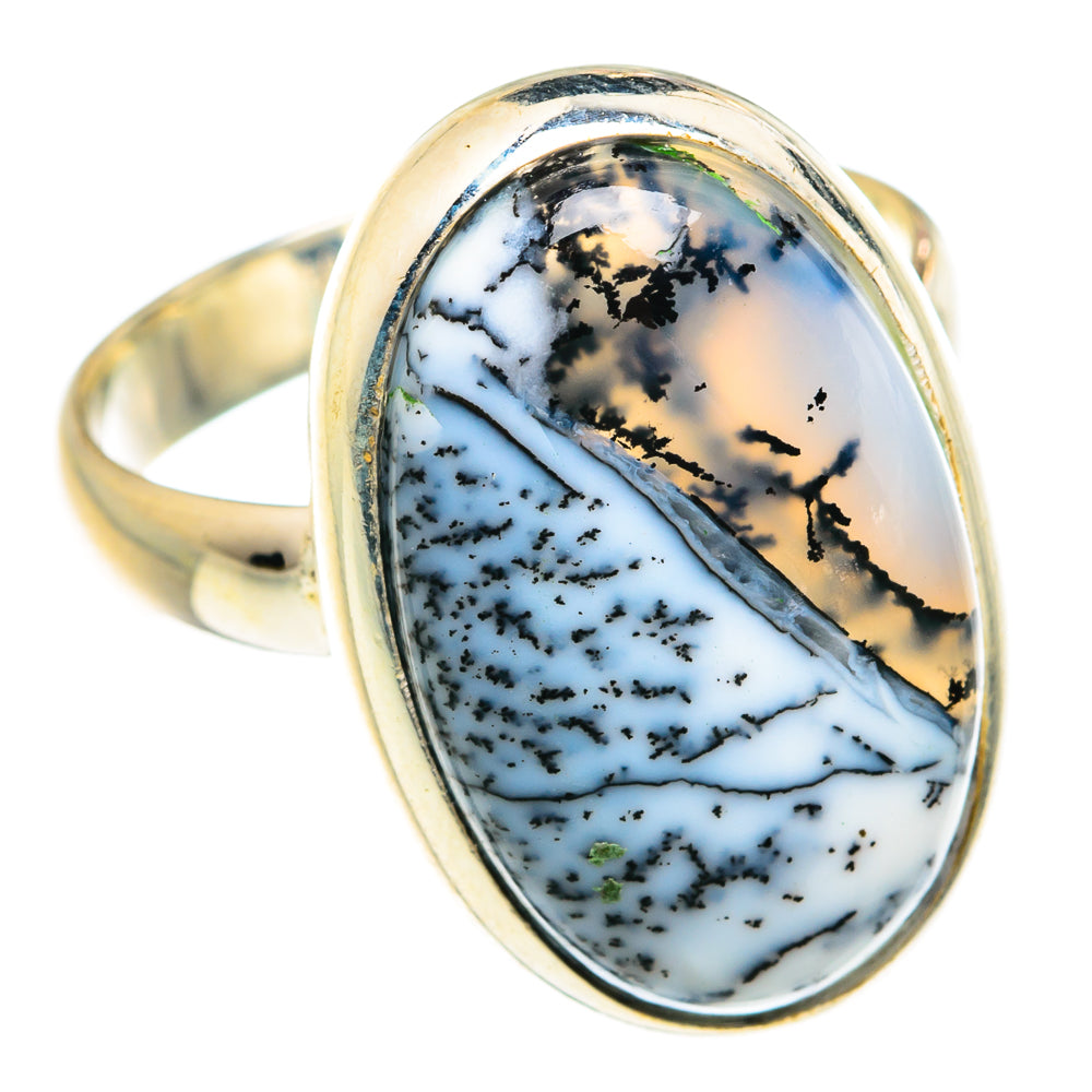Dendritic Opal Rings handcrafted by Anasilvercos - RING76292