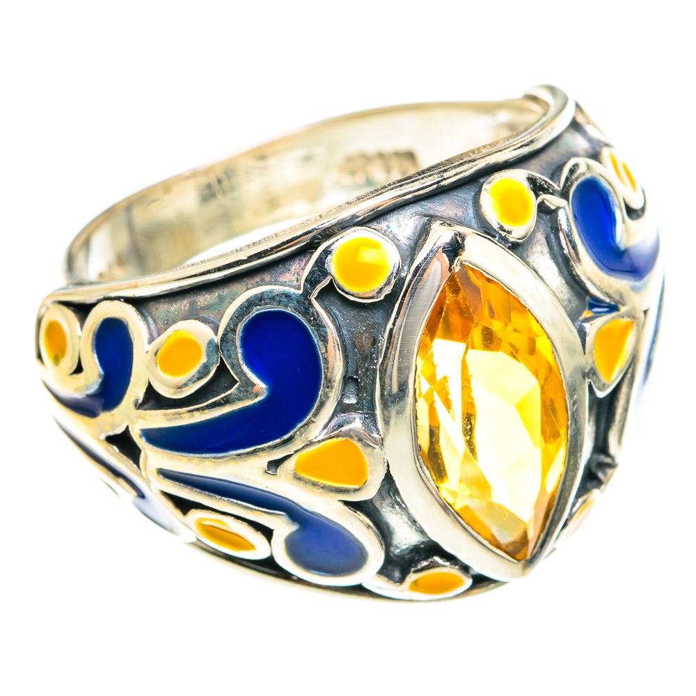 Citrine Rings handcrafted by Anasilvercos - RING76293