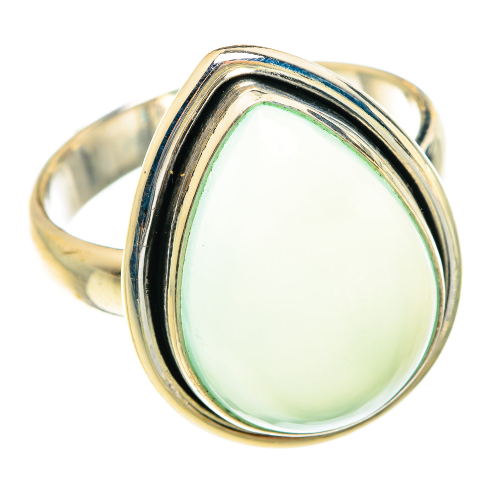 Prehnite Rings handcrafted by Anasilvercos - RING76301