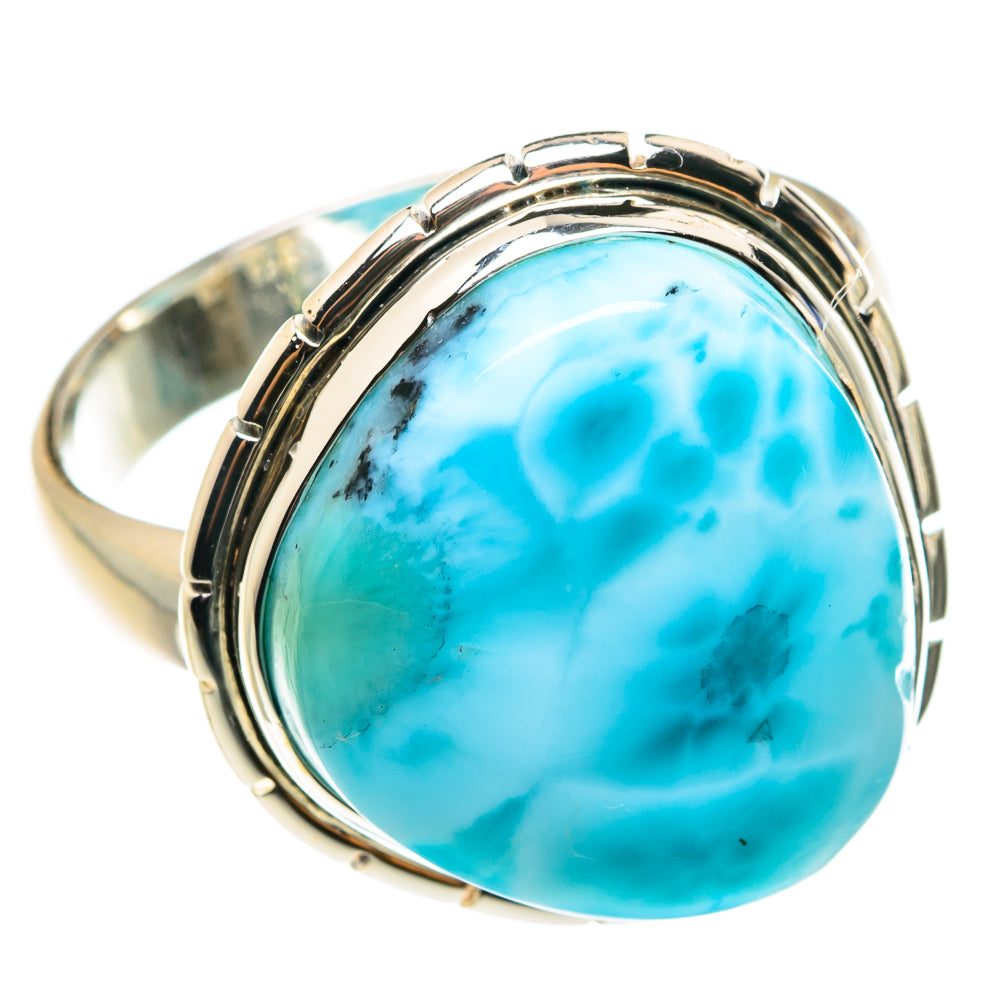 Larimar Rings handcrafted by Anasilvercos - RING76326