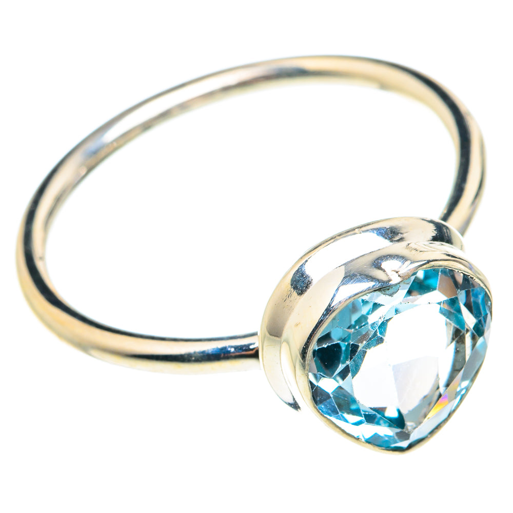 Blue Topaz Rings handcrafted by Anasilvercos - RING76328