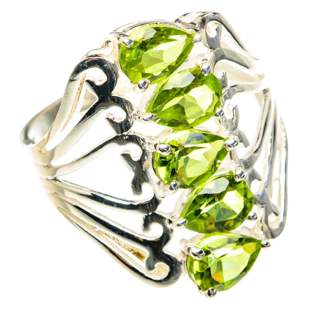 Peridot Rings handcrafted by Anasilvercos - RING76333