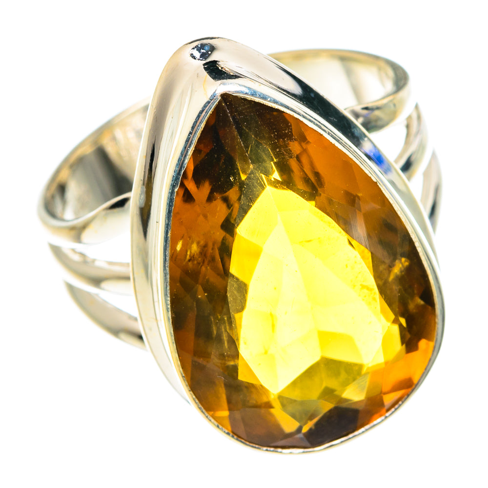 Mandarin Citrine Rings handcrafted by Anasilvercos - RING76336