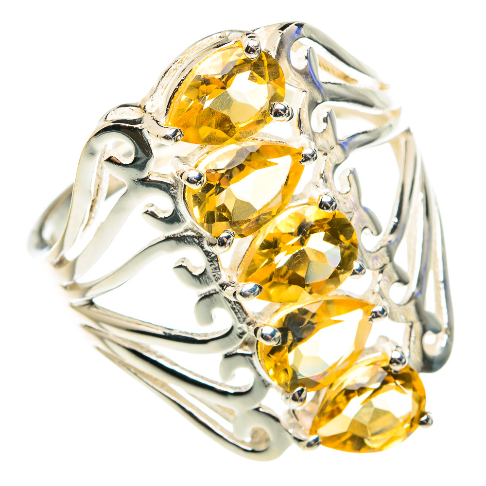 Citrine Rings handcrafted by Anasilvercos - RING76337