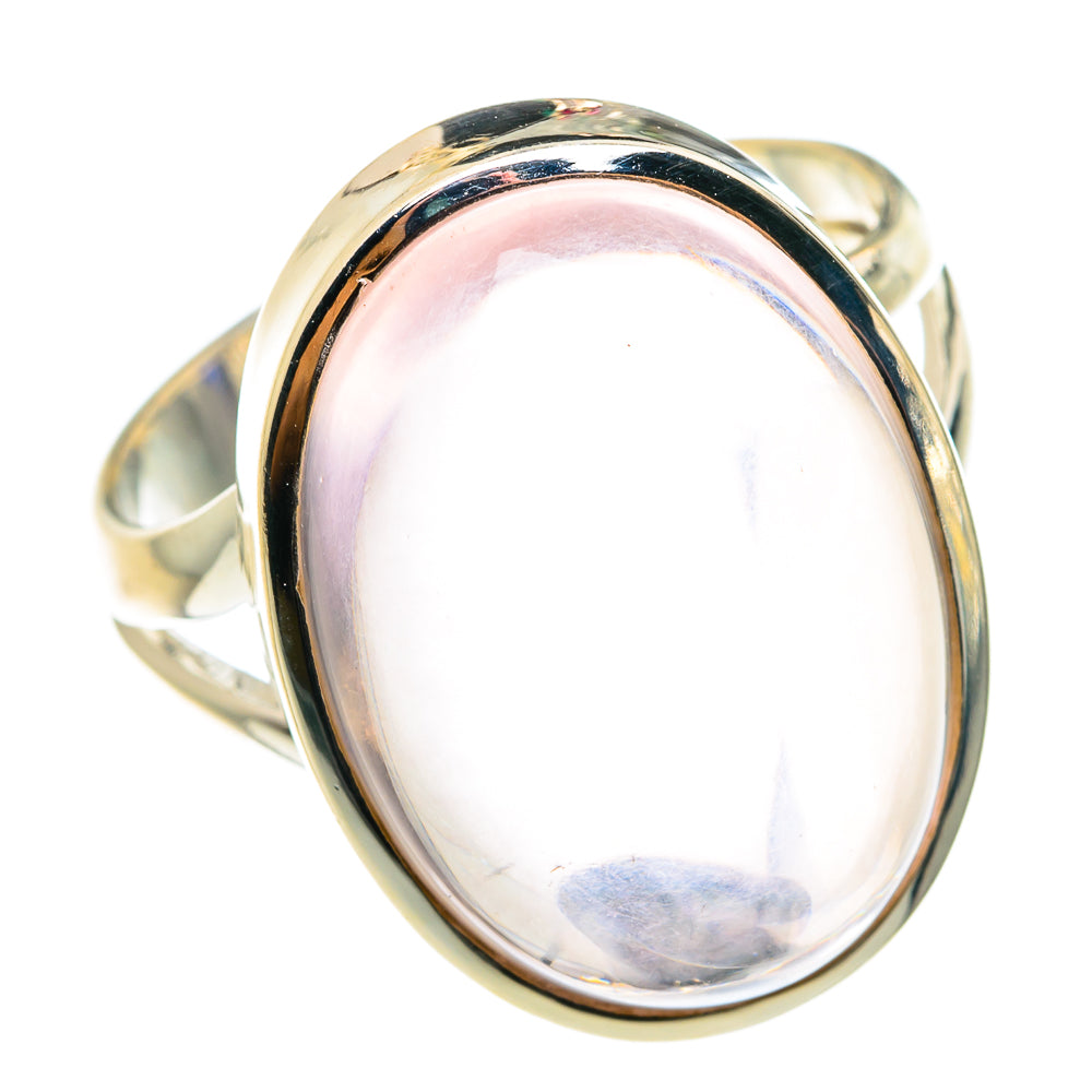 Rose Quartz Rings handcrafted by Anasilvercos - RING76339