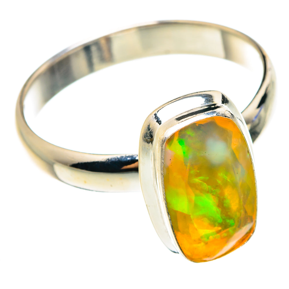 Ethiopian Opal Rings handcrafted by Anasilvercos - RING76354