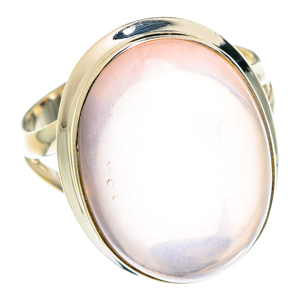 Rose Quartz Rings handcrafted by Anasilvercos - RING76375