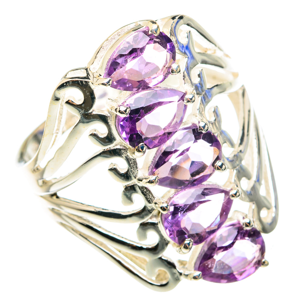Amethyst Rings handcrafted by Anasilvercos - RING76379