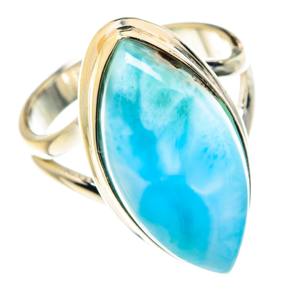Larimar Rings handcrafted by Anasilvercos - RING76391