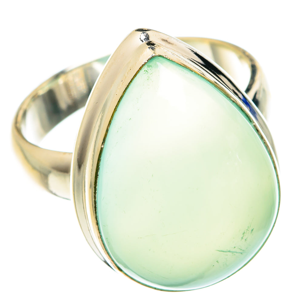 Aqua Chalcedony Rings handcrafted by Anasilvercos - RING76399