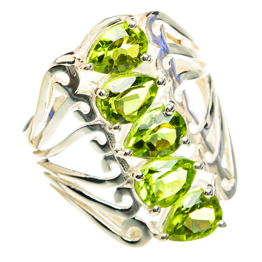 Peridot Rings handcrafted by Anasilvercos - RING76400