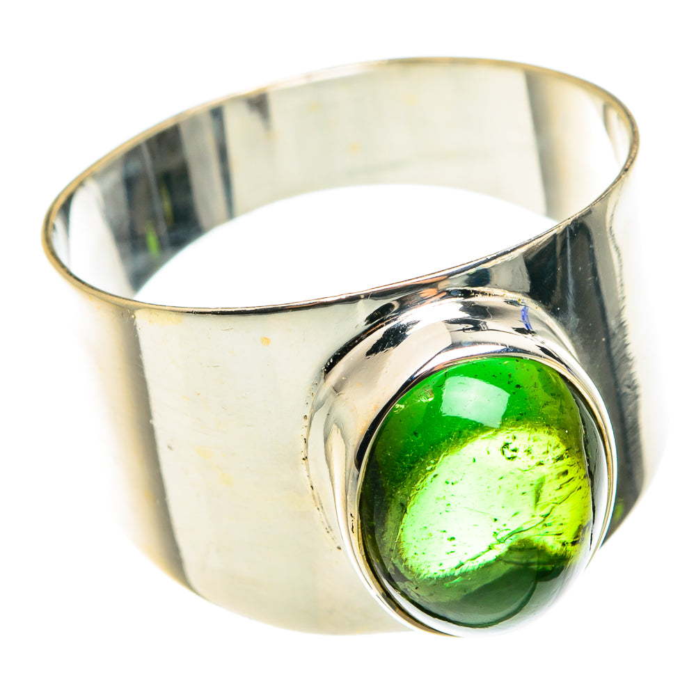 Green Aventurine Rings handcrafted by Anasilvercos - RING76401