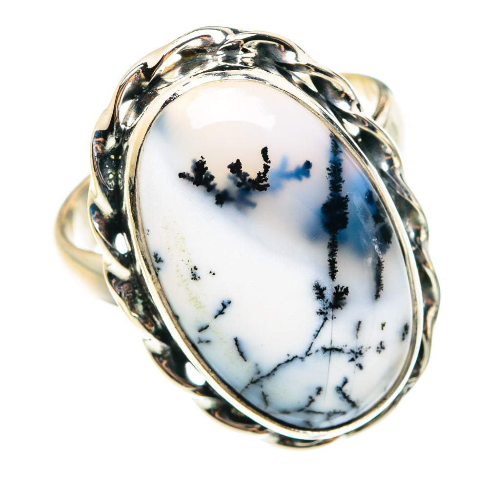 Dendritic Opal Rings handcrafted by Anasilvercos - RING76415