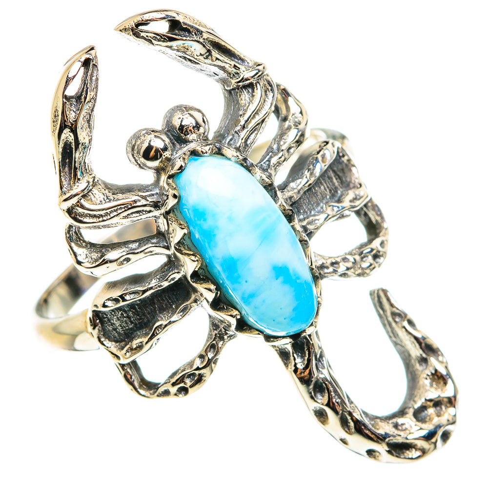Larimar Rings handcrafted by Anasilvercos - RING76422
