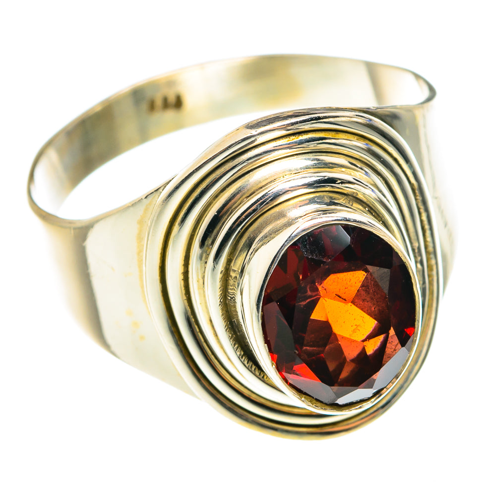 Garnet Rings handcrafted by Anasilvercos - RING76438