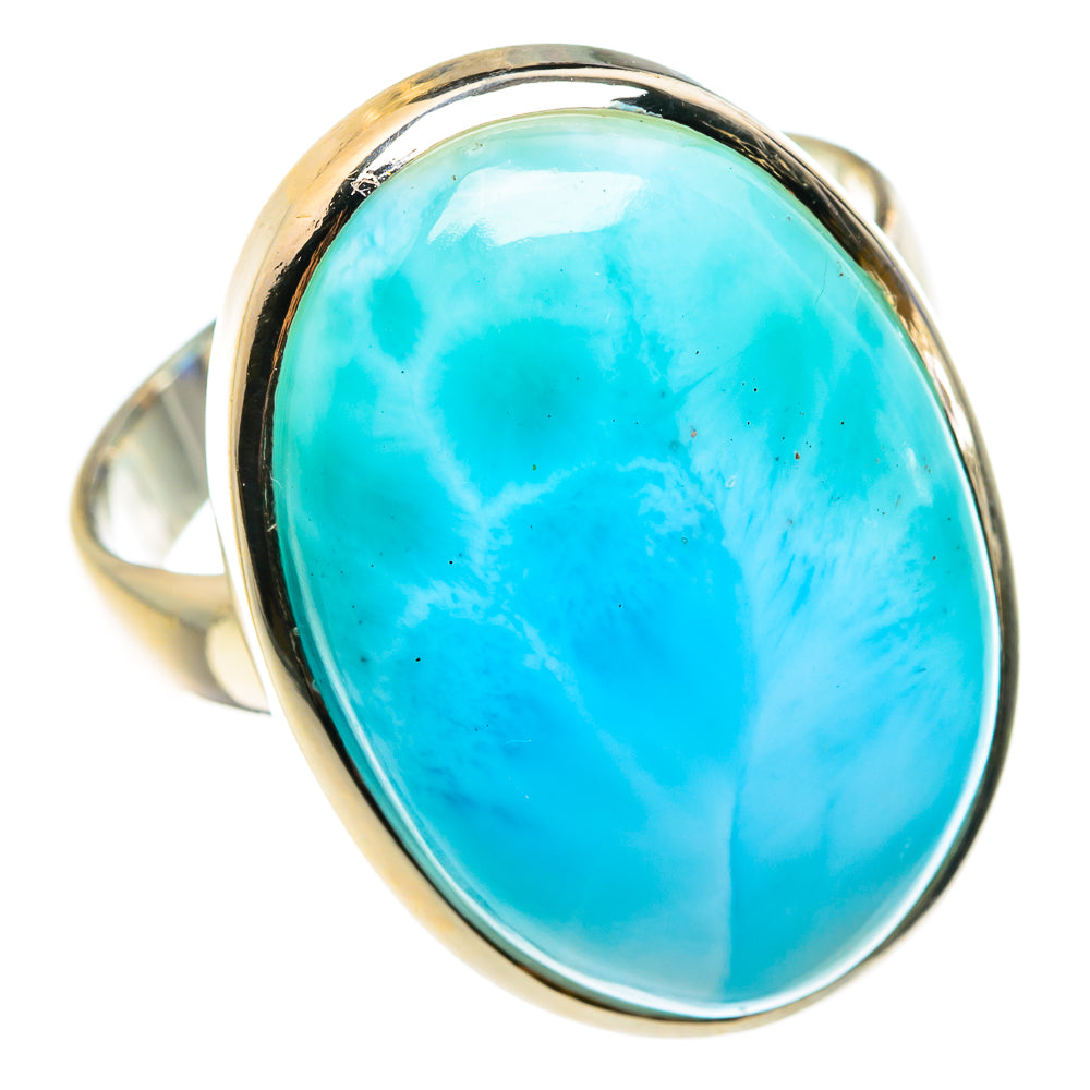 Larimar Rings handcrafted by Anasilvercos - RING76451
