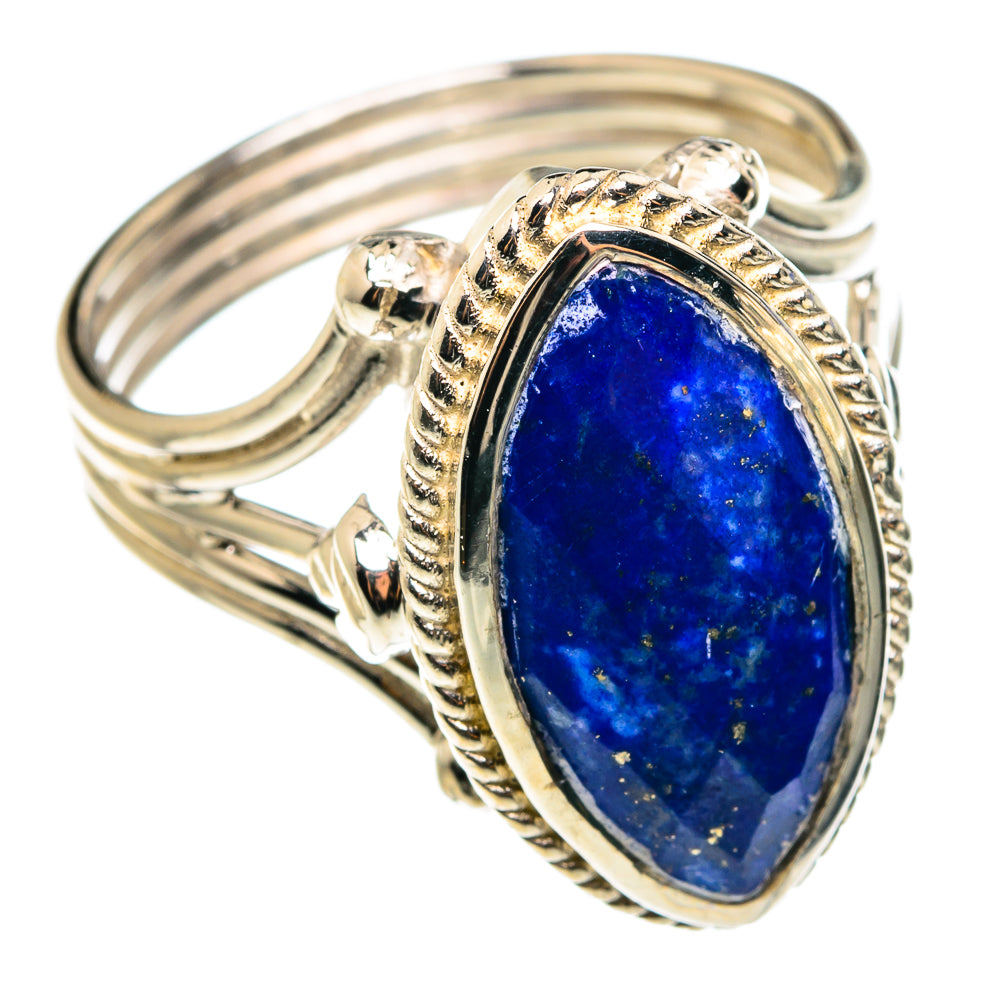 Lapis Lazuli Rings handcrafted by Anasilvercos - RING76452
