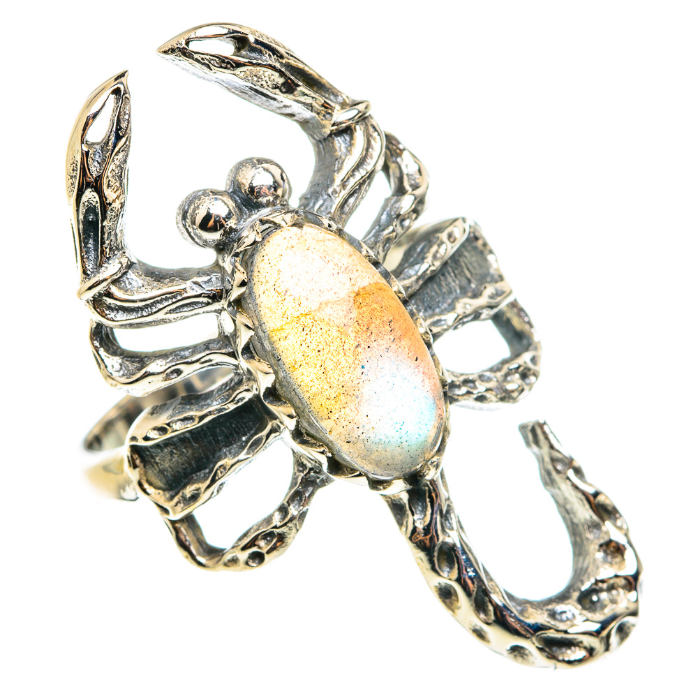 Labradorite Rings handcrafted by Anasilvercos - RING76453