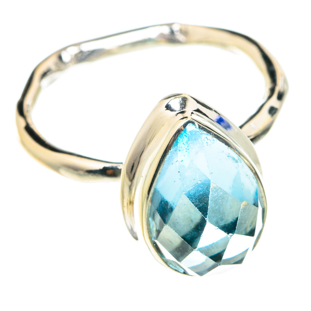 Blue Topaz Rings handcrafted by Anasilvercos - RING76457