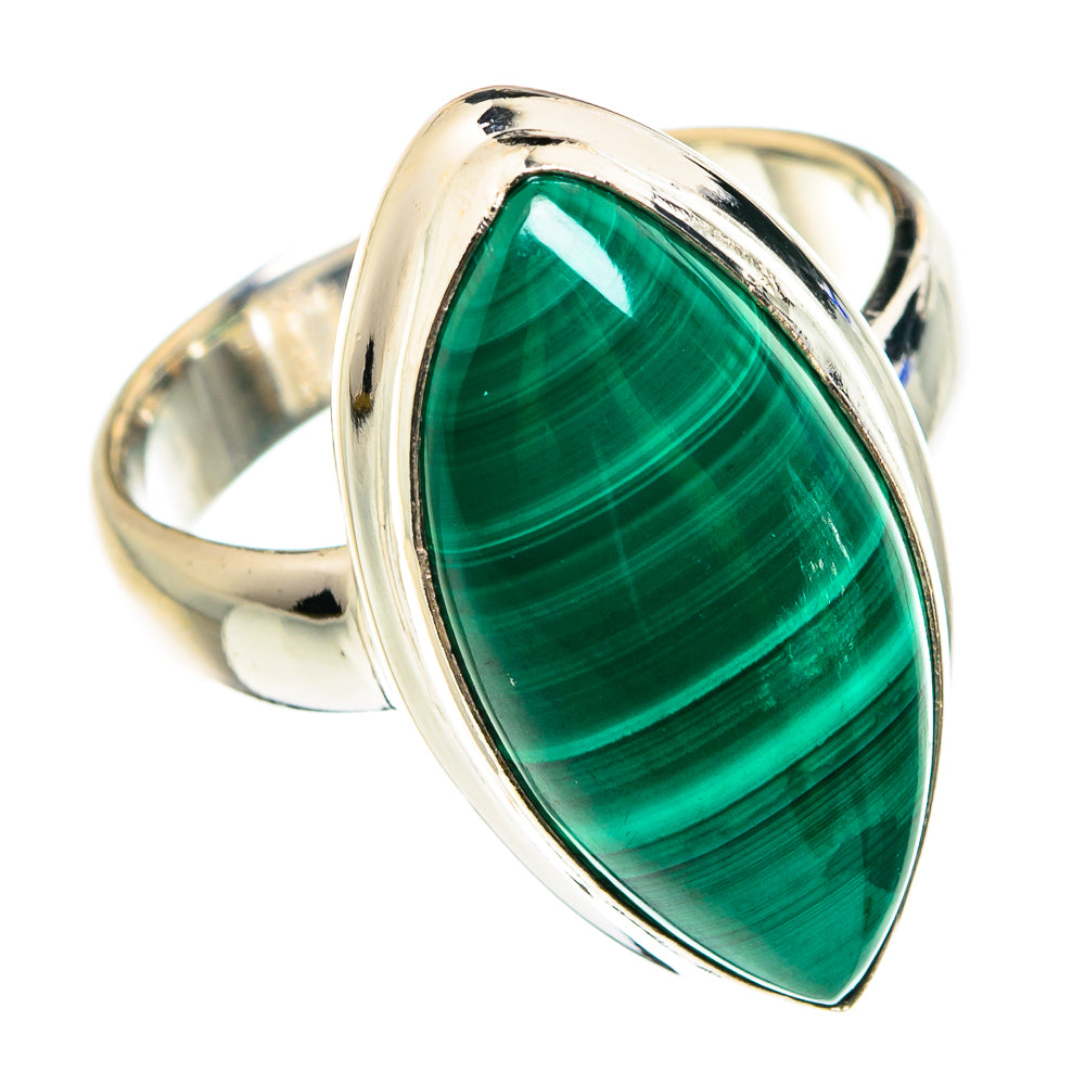 Malachite Rings handcrafted by Anasilvercos - RING76460