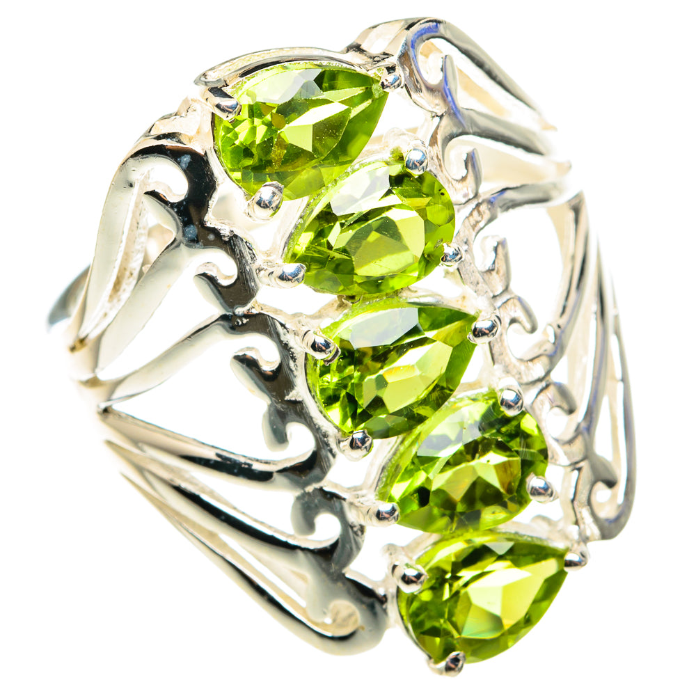 Peridot Rings handcrafted by Anasilvercos - RING76461